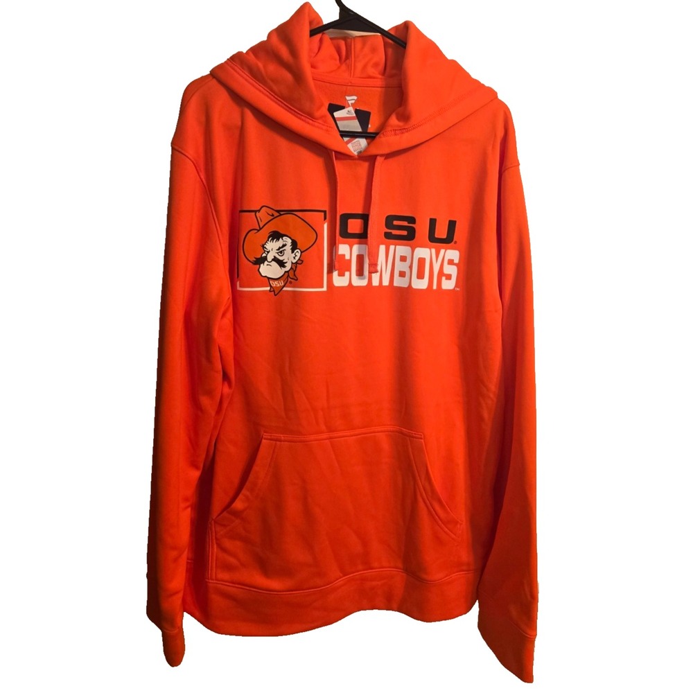 Fanatics Oklahoma State Cowboys Hoodie‎ Men's Large Orange/Black NWT